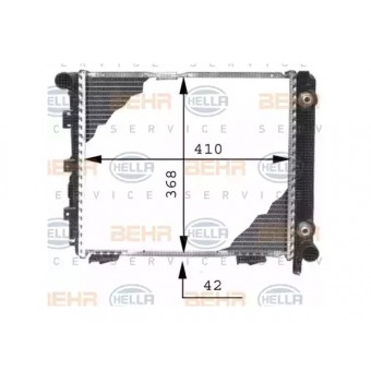 Motor Su Radyatörü W124 [M102] Otm.Şanz; AC-